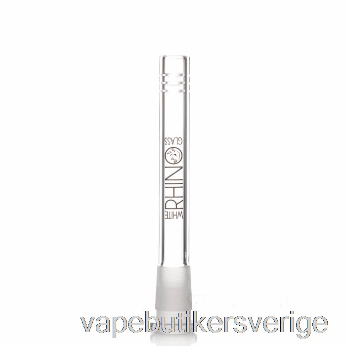 Vape Sverige White Rhino 19/14 Glas Downstem 5inch